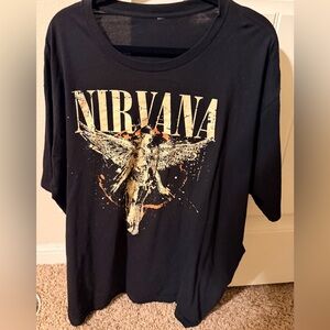 Nirvana Graphic T-Shirt in Black